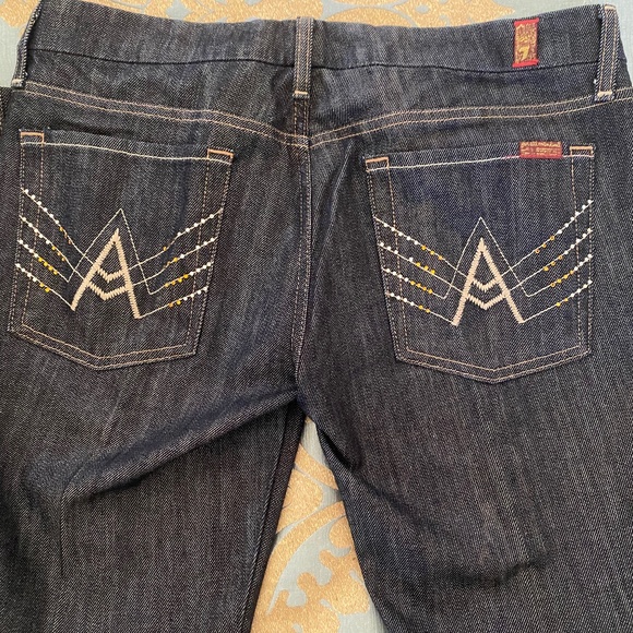 SEVEN 7 JEANS FOR ALL MANKIND SIZE 31 BOOTCUT - Picture 3 of 6